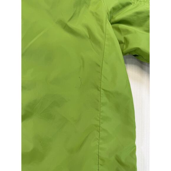 Ben Sherman Hooded Jacket Green Zip Away Hood Nylon Full Zip Men’s Large - Picture 6 of 11